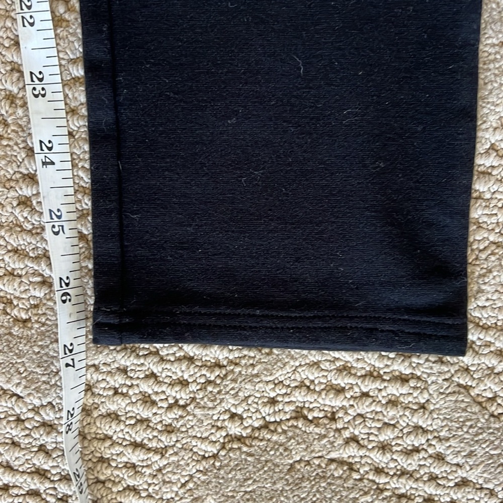 Eileen Fisher Black Pull-On Viscose Blend Knit Slim Leg Ankle Pants Size XS - Picture 9 of 14
